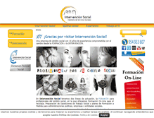 Tablet Screenshot of intervencionsocial.es